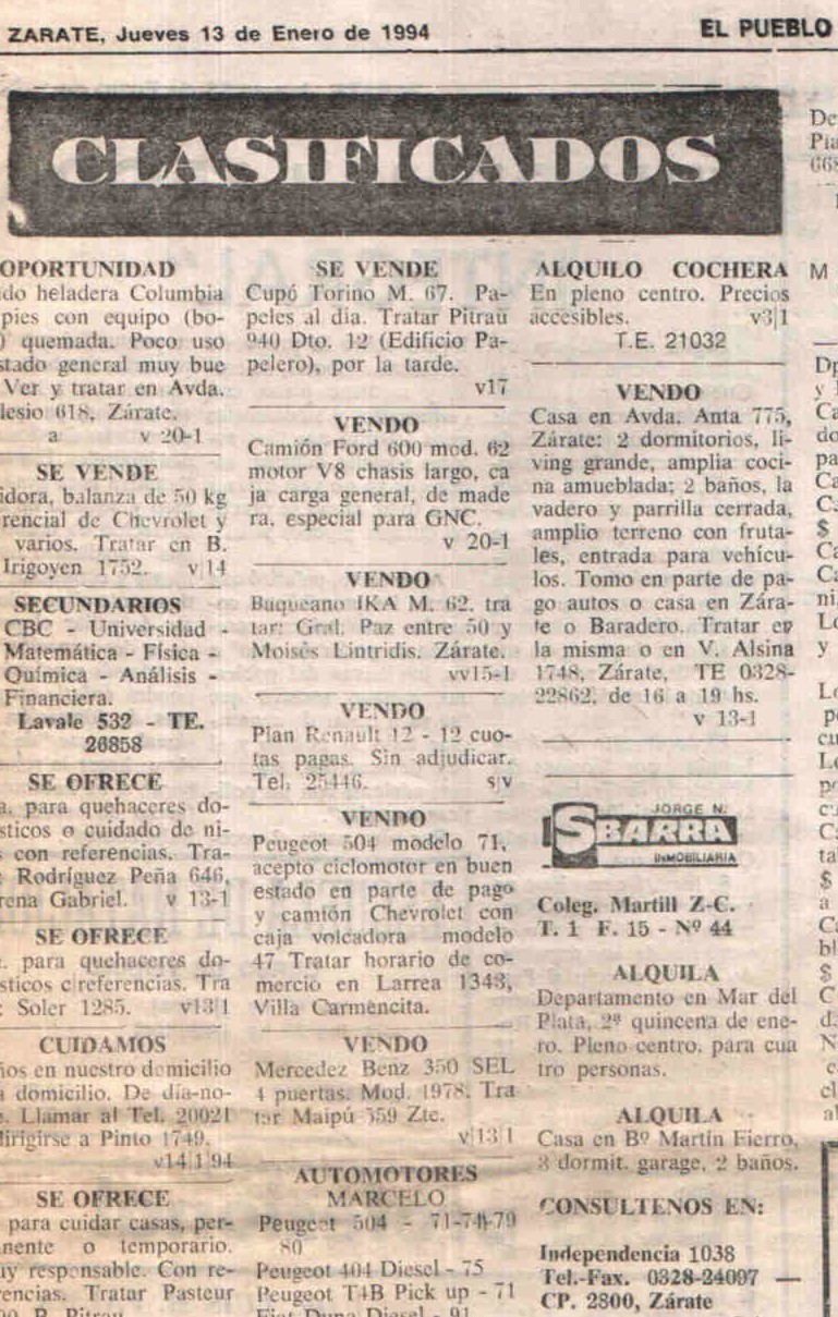 Sbarra Inmobiliaria - Propiedades en Zona Norte