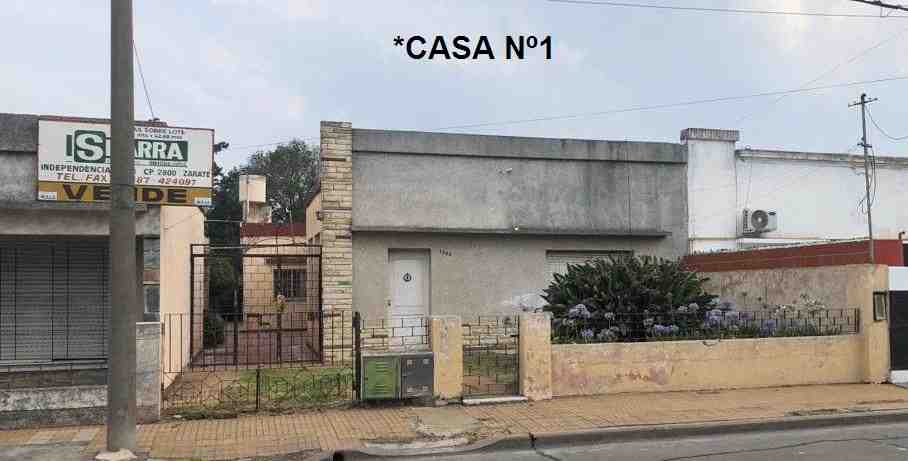 Casas en Venta en Zárate (ALBERTI 1080) AMPLIO TERRENO C/2 CASAS