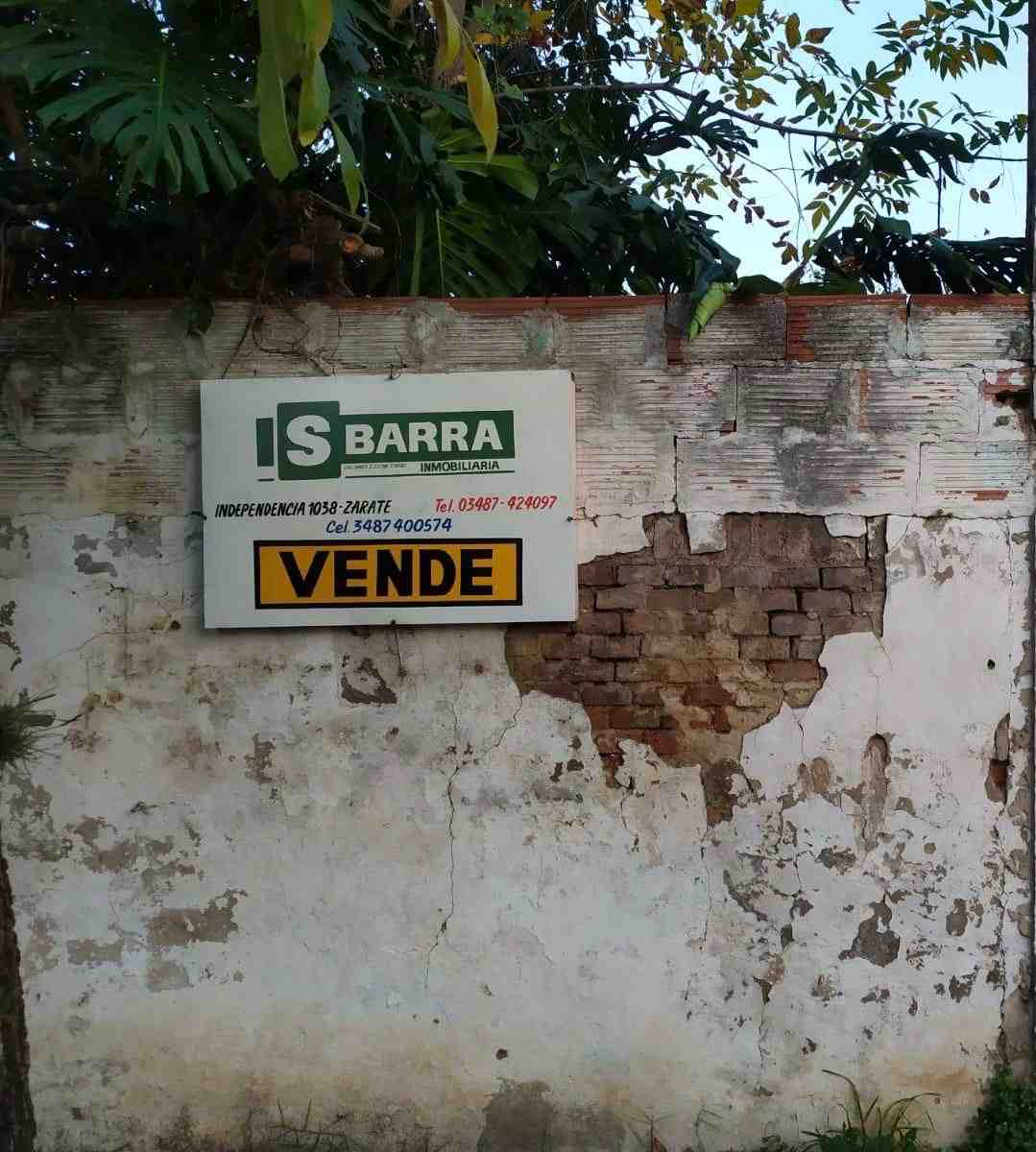 Terreno en Venta en Zárate (PINTO 1530)